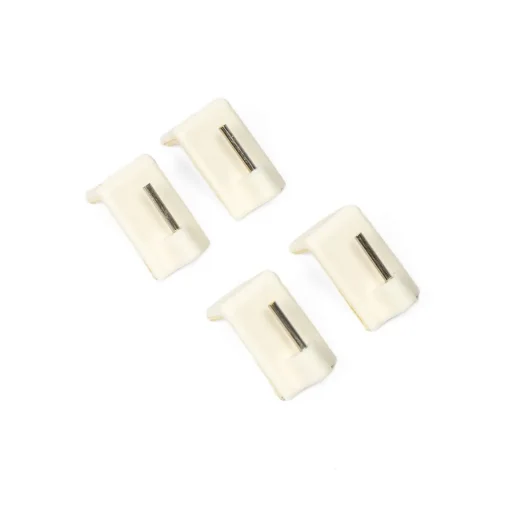 Conjunto de 4 suportes adesivos especiais brancos