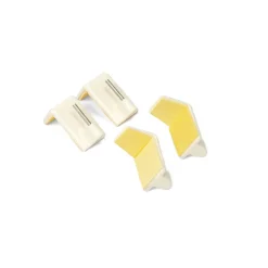 Conjunto de 4 suportes adesivos especiais branco