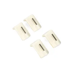 Conjunto de 4 suportes adesivos especiais branco