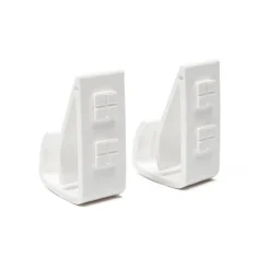 Conjunto de 2 suportes CLIP branco