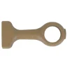 Conjunto de 2 suportes curtos cor madeira