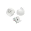 Conjunto de 2 suportes de teto branco