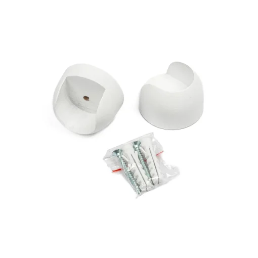 Conjunto de 2 suportes de teto branco