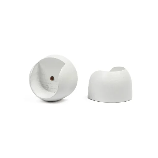 Conjunto de 2 suportes de teto branco