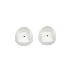Conjunto de 2 suportes de teto branco