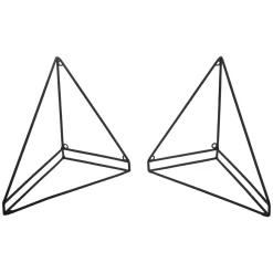 Conjunto de 2 suportes para prateleira