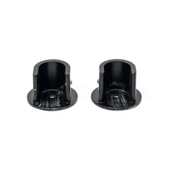 Conjunto de 2 suportes parede preto e prateado d20