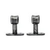 Conjunto de 2 suportes simples preto e prateado d20