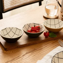 Conjunto de 3 taças com tábua CORNER