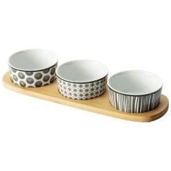 Conjunto de 3 taças para aperitivos
