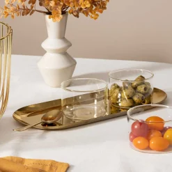 Conjunto de 3 taças para aperitivos AUTOMNE em vidro