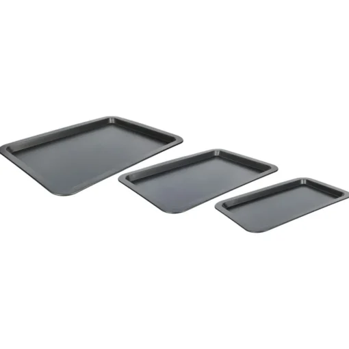 Conjunto de 3 tabuleiros antiaderentes