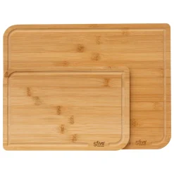 Conjunto de 2 tábuas em bambu