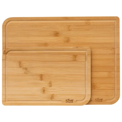 Conjunto de 2 tábuas em bambu
