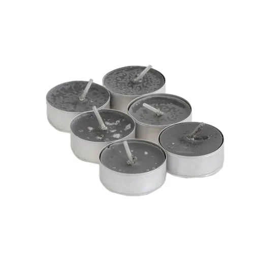 Conjunto de 6 tealights perfumadas de orquídea