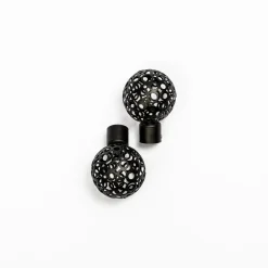 Conjunto de 2 terminais BOULE preto mate