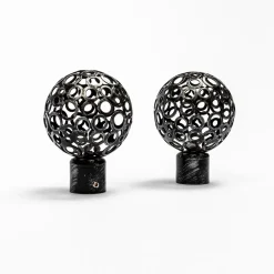 Conjunto de 2 terminais BOULE preto/prata