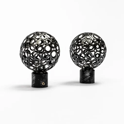 Conjunto de 2 terminais BOULE preto/prata