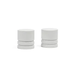 Conjunto de 2 terminais brancos