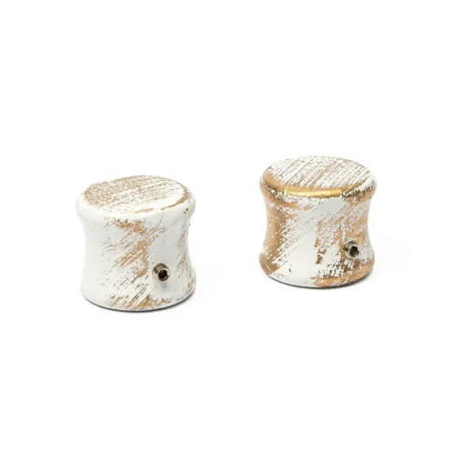 Conjunto de 2 terminais brancos