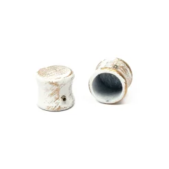 Conjunto de 2 terminais brancos