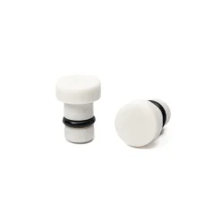 Conjunto de 2 terminais brancos para varão