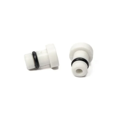 Conjunto de 2 terminais brancos para varão