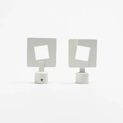 Conjunto de 2 terminais UPPER branco mate