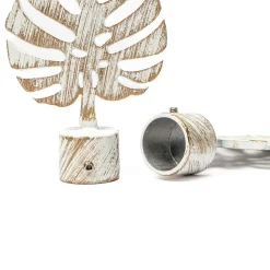 Conjunto de 2 terminais VINTAGE brancos