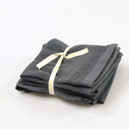 Conjunto de 4 toalhas de mão FLOW cinza