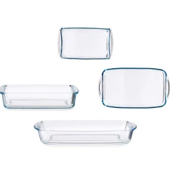 Conjunto de 2 travessas de vidro BORCAM