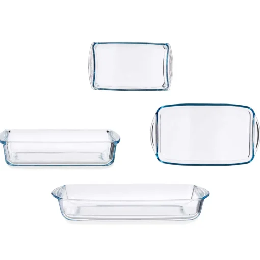 Conjunto de 2 travessas de vidro BORCAM
