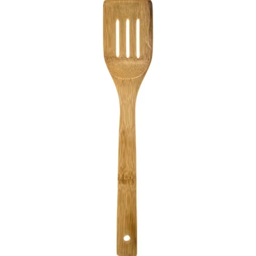 Conjunto de 4 utensílios em bambu com suporte