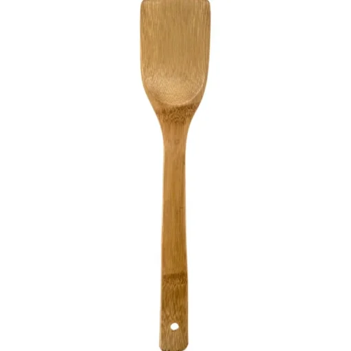 Conjunto de 4 utensílios em bambu com suporte