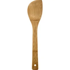 Conjunto de 4 utensílios em bambu com suporte