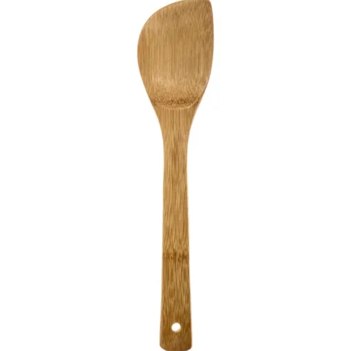 Conjunto de 4 utensílios em bambu com suporte