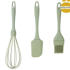 Conjunto de 3 utensílios para pastelaria