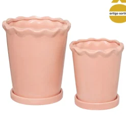 Conjunto de 2 vasos para flores WILD ROMANCE 21cm