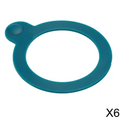 Conjunto de 6 vedantes em silicone para jarro 8,6cm