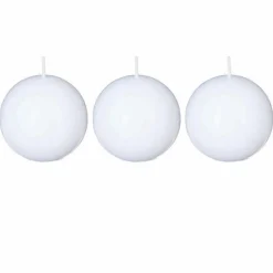 Conjunto de 3 velas bola barncas