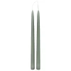 Conjunto de 2 velas de candelabro verde celadon HUGO