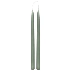 Conjunto de 2 velas de candelabro verde celadon HUGO