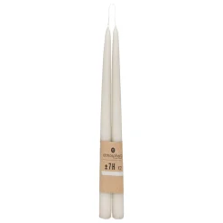 Conjunto de 2 velas de candelabro taupe HUGO