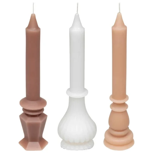 Conjunto de 3 velas decorativas LIT