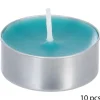 Conjunto de 10 velas perfumados tealights côco