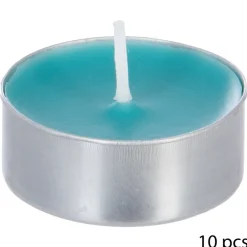 Conjunto de 10 velas perfumados tealights côco