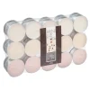Conjunto de 30 velas tealights baunilha