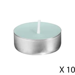 Conjunto de 30 velas tealights flor tiare