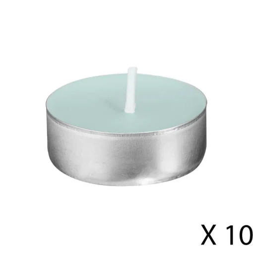 Conjunto de 30 velas tealights flor tiare