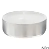 Conjunto de 6 velas tealight MANY brancas